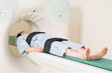 Examination scene (CT scanner system)
