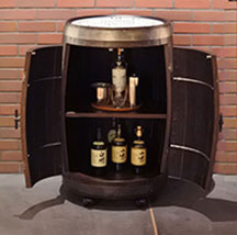Barrel cabinet