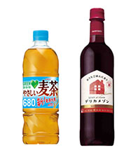 「Yasasii Mugicya 680ml」「Delica Maison Red720mlPET」