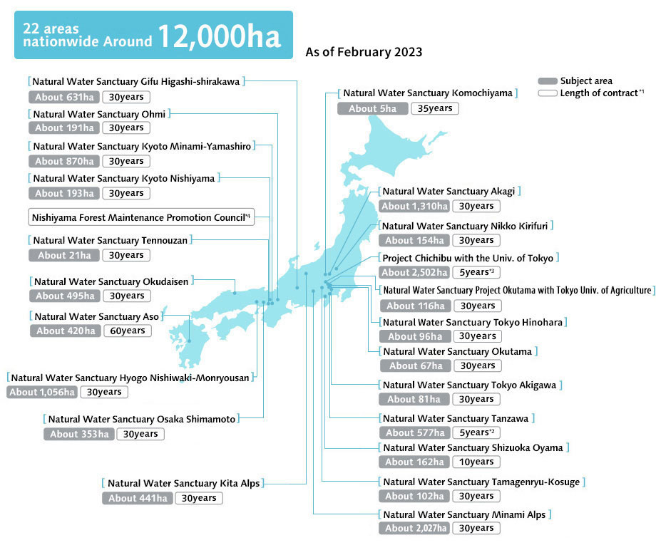 Suntory Natural Water Sanctuary (Water Source Conservation/ Preserving Biodiversity)
