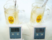 Highball mug liquid temperature change test