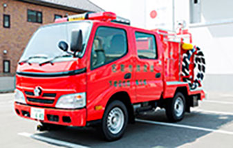 Fire trucks donated to Natori City, Miyagi Prefecture