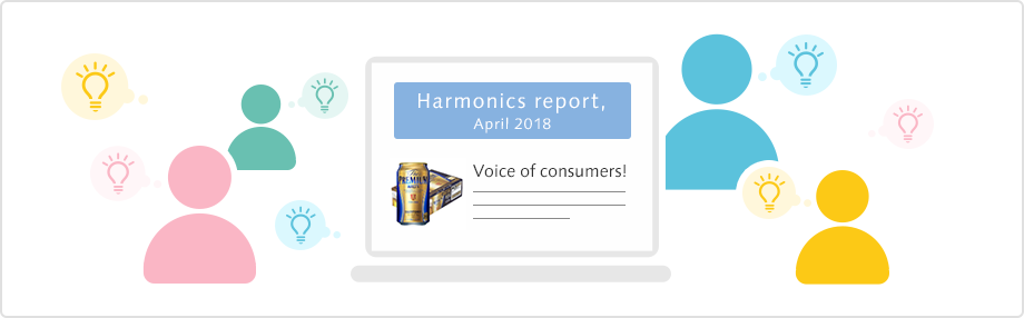 Suntory shares the Voice of Customers widely at the company weekly, monthly and yearly via the intranet and email.