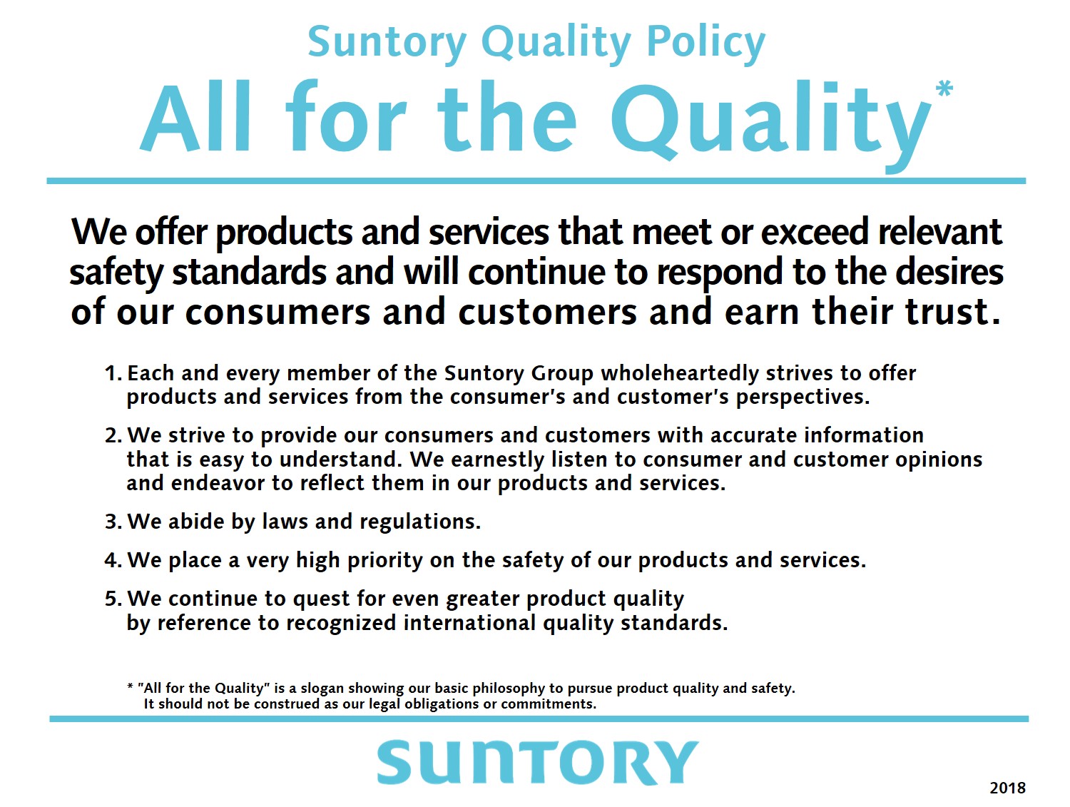 Promotion of Quality Management