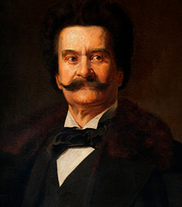 Johann Strauss Jr. (painting by W. Weingart)