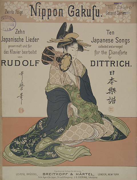 Nippon Gakufu. Zweite Folge. Zehn Japanische Volkslieder (Second Series, Ten Japanese Songs collected and arranged for the Pianoforte by R. Dittrich), 1895