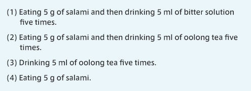Food intake patterns