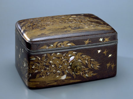 Document Box (Ryōshibako) with Deer and Butterflies, Japan, Edo period  (1615–1868)