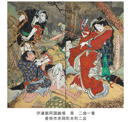 伊達競阿国戯場　累