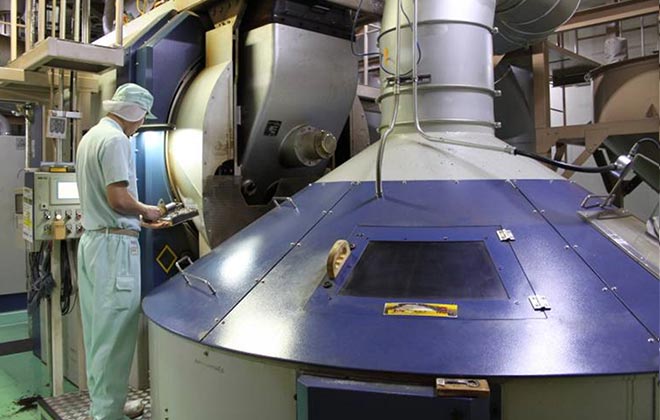 Photo of hot air roasting machine