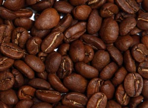Photo of roasted coffee beans