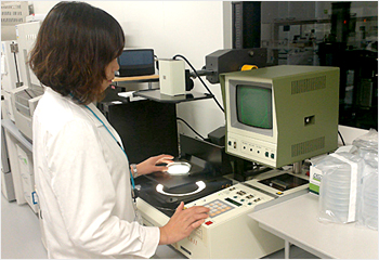 Photo of mutagenic testing using microorganisms