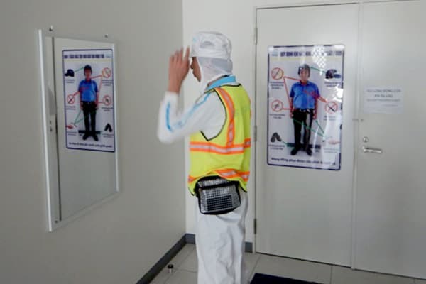 Hygiene management at the factory2