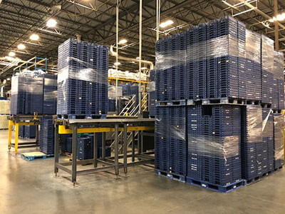 Photo of distribution crates
