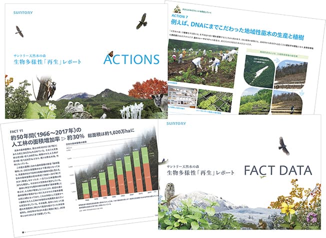 サントリー天然水の森 生物多様性『再生』レポート