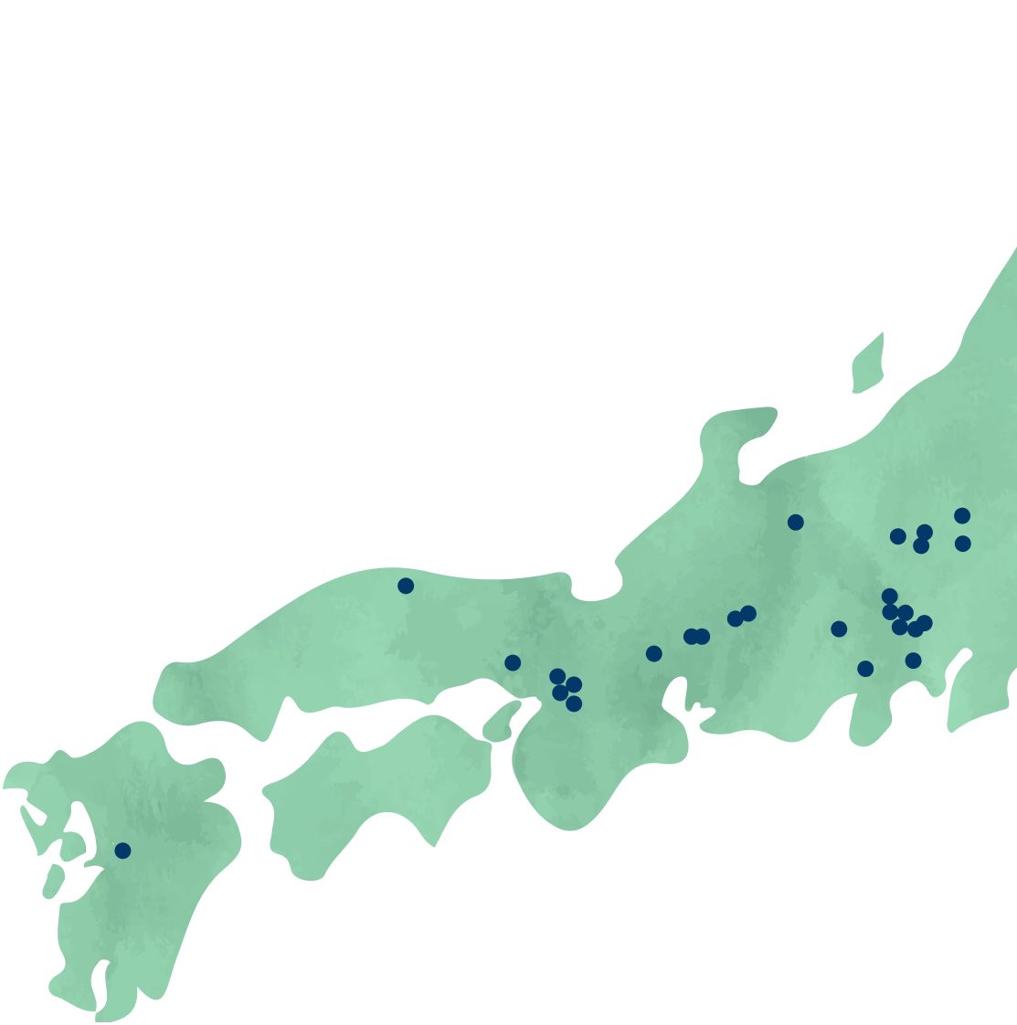 Map of activity locations